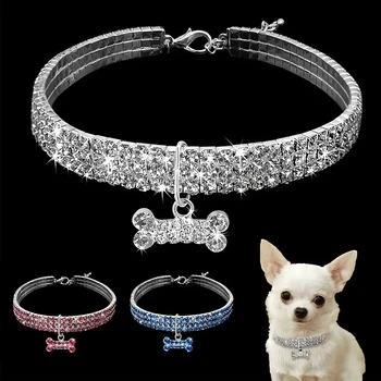 Bling Bone Pet Collar 1