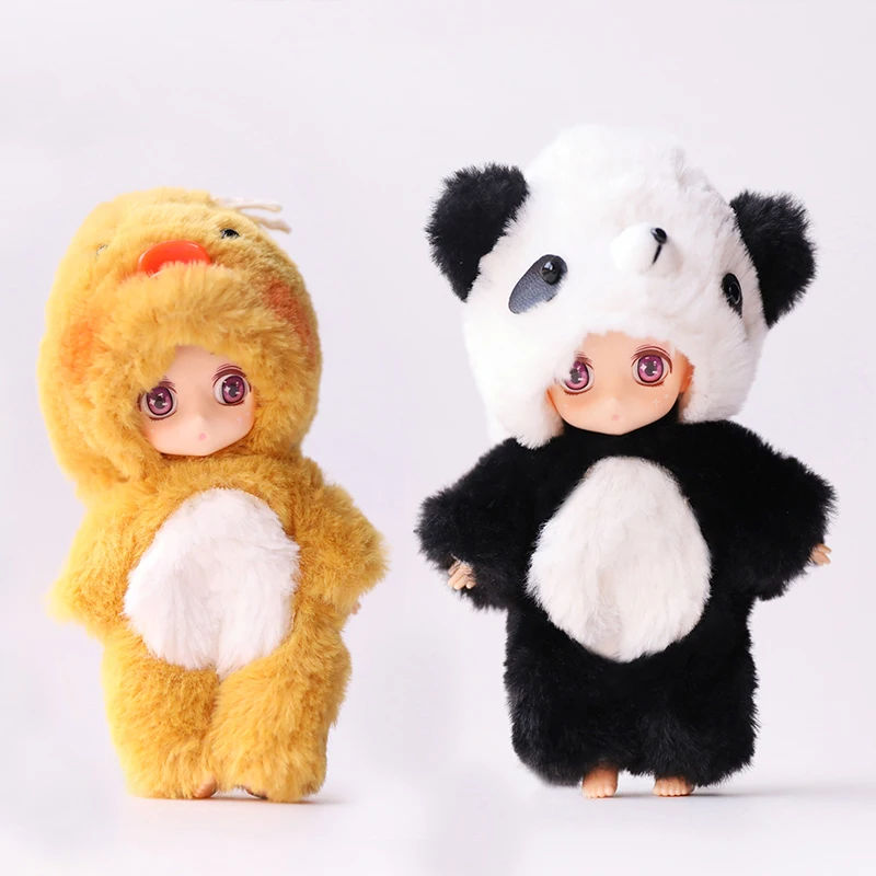 Cute Dinosaur Animal Monster Doll Clothes Fox Tiger Doll Clothing Accessories For Dod,Ob11,Obitsu 11,Molly, Gsc,1/12 Bjd Doll 5