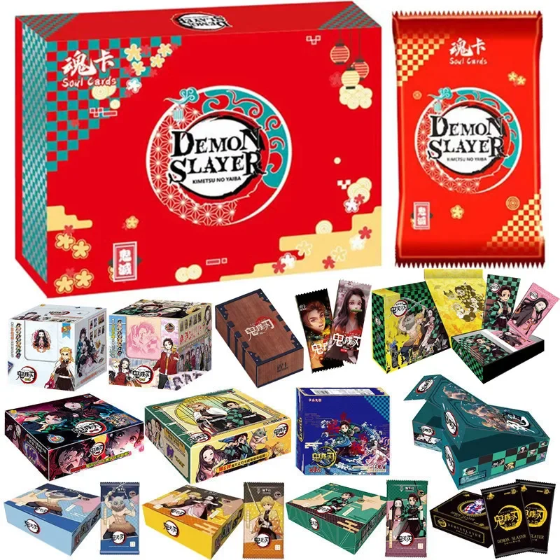 New Demon Slayer Cards Infinite Train Ssp Card Diamond Rare Card Tanjirou Kamado Nezuko Character Anime Collection Card Toy Gift