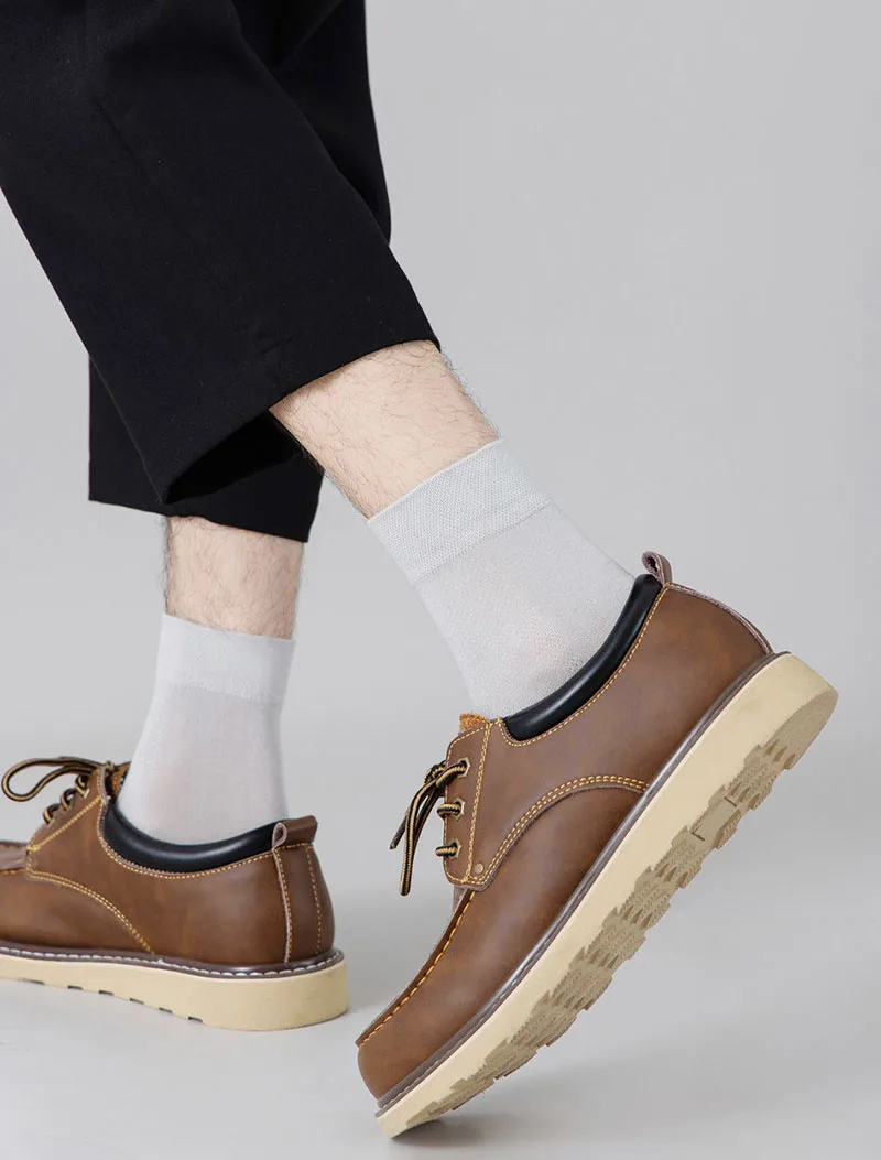 10 Paar Herren-Sommersocken aus Mesh-Bambusfaser, modische, atmungsaktive Business-Socken, geeignet für verschwitzte Füße, Freizeitsocken – Detail 18