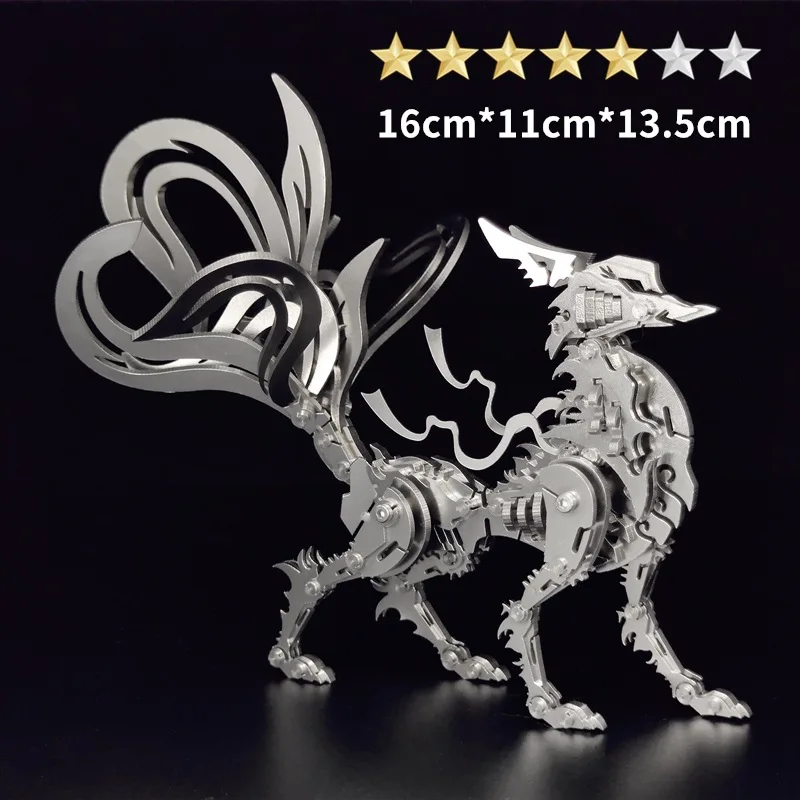 

3D Assembly Kit Gifts for Children Anti-Stress Metal Mechanical Insect Animal Puzzles Toys for Adults DIY P487