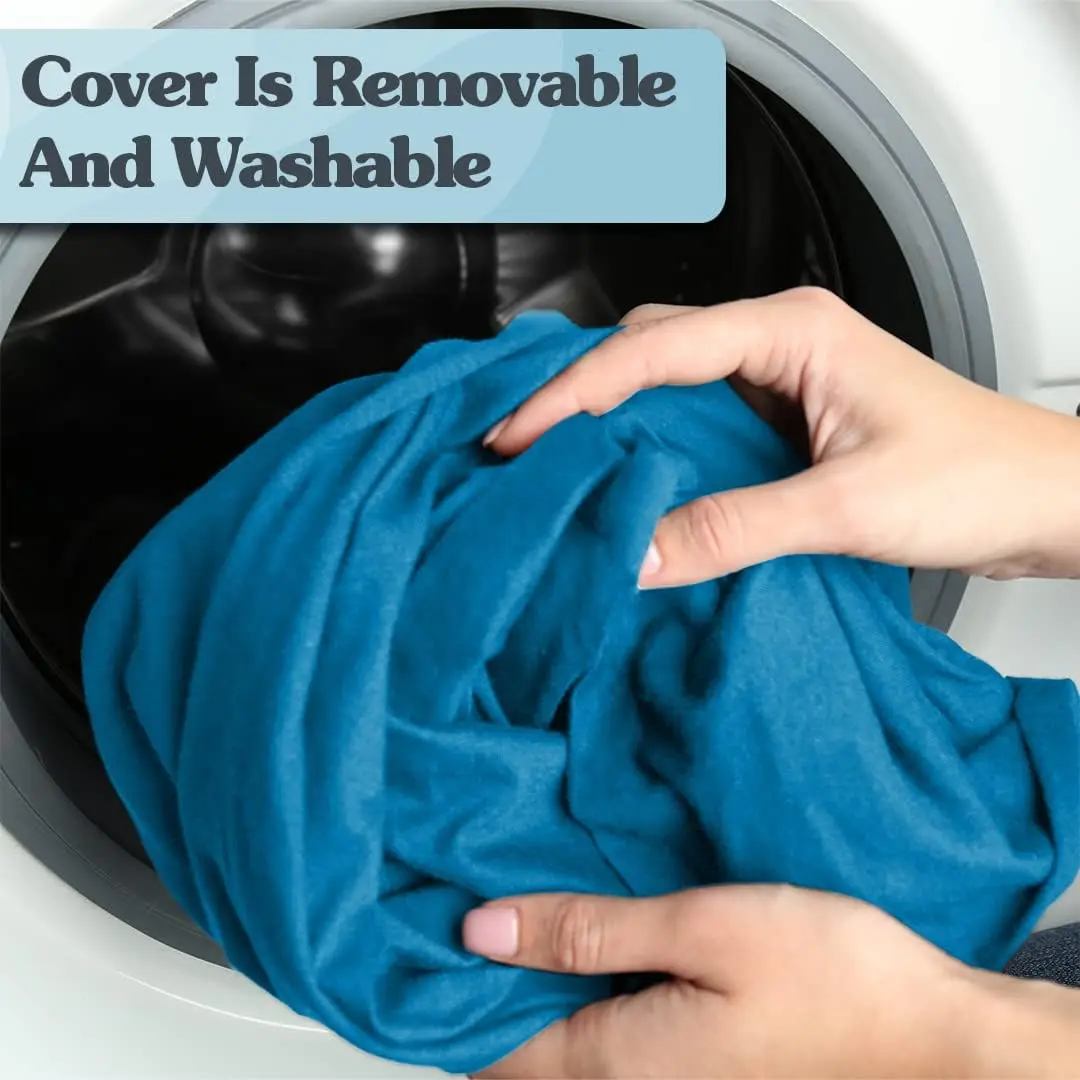 Lounger Small Bean Bag Lounge Chair for Adults, Kids , Comfy, Sensory, Gaming Beanbag Washable Cover Turquoise