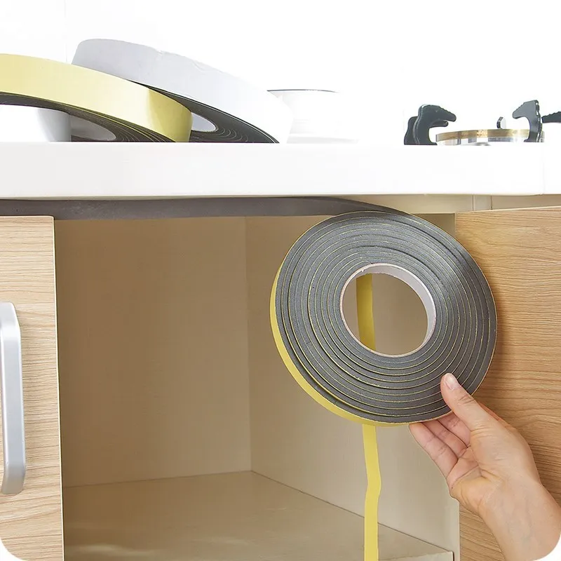 Door Seal Strip 5M Adhesive Foam Weather Draught Excluder Width 15MM / 30MM