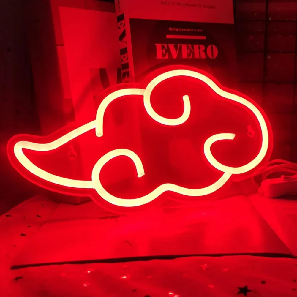 

Neon Sign Cloud Neon Sign Custom Anime Neon Sign Anime Wall Decor Party Wall Decor Birthday Christmas Gift For Him