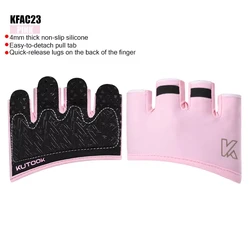 Unisex Breathable Anti - Slip Shock Absorption Sports Gloves - M - EU (C23 - pink)
