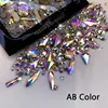 150pcs Round Flatback Glass Rhinestones Plus 20pcs Odd Shaped Jewelry DIY Design Making Beads Beauty Decorations For Nail Art 3