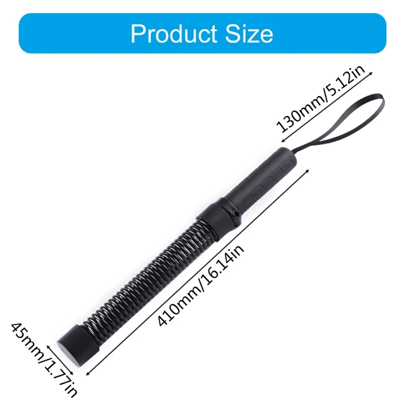 Portable Workout Rope Rod Battle Rope Replacement Spring Rod for Men Women 2Pcs