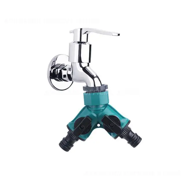 Mosógép Csaptelep Csatlakozó Eltávolítható Vezérlőkapcsoló Elosztó Egy-Kétirányú Szelep Műanyag Víz Hasadó Kerti Szerszámok - Image 4