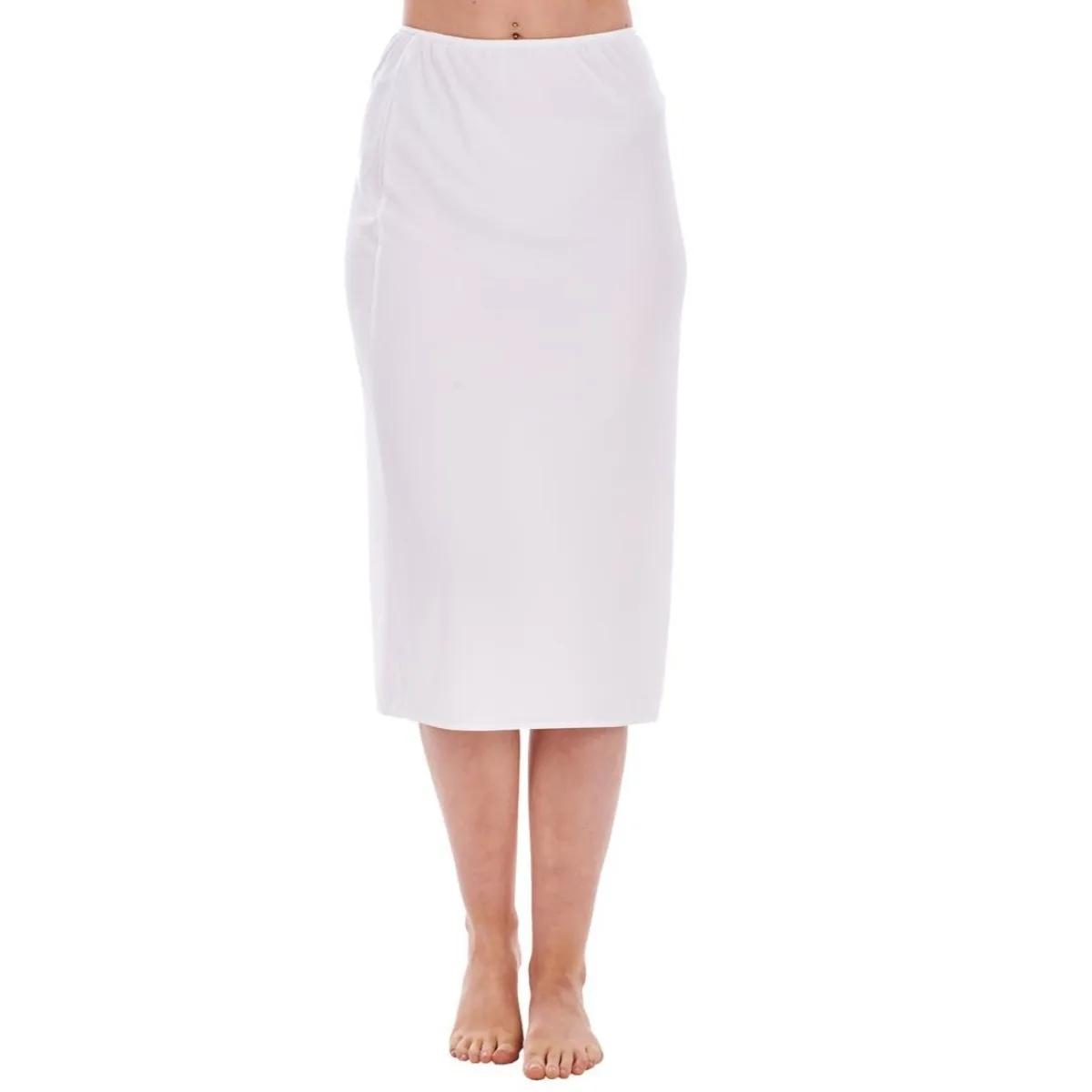 Underskirt forrado para senhora, saia de forro de anágua dentro, anti-transparente, anti-leve, meio corpo, íntimas, 40 cm, 70cm, verão