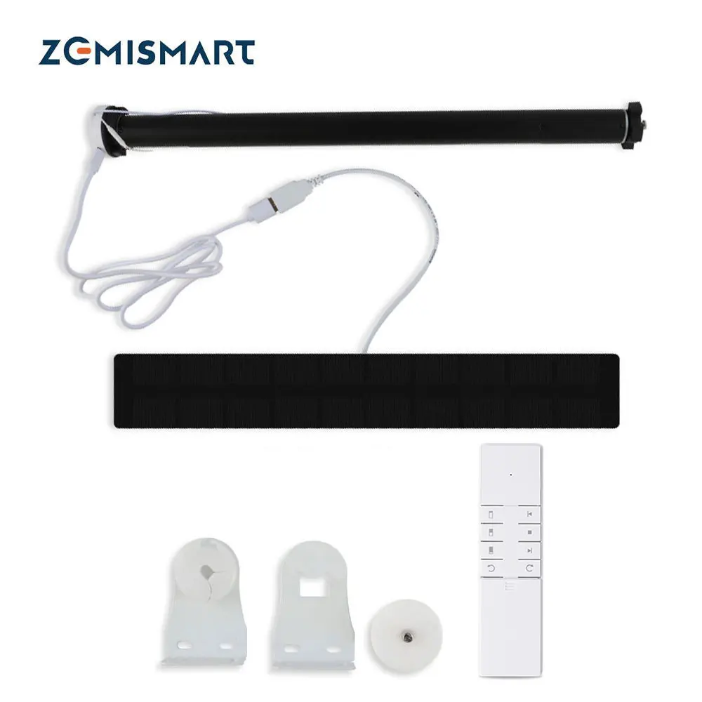 Zemismart Tuya Zigbee Rechargable Roller Blind Motor For 38mm Motorized