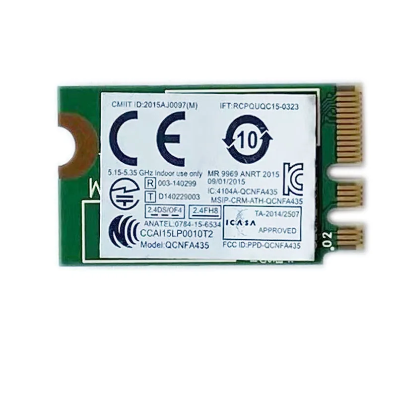 para Lenovo Ideapad 51015ikb E31 E470 Fru 01ax709 Nfa435a Qcnfa435 ac 2.4g & 5g Ngff 802.11ac Wifi Mais Bluetooth 4.1 - Imagem 2