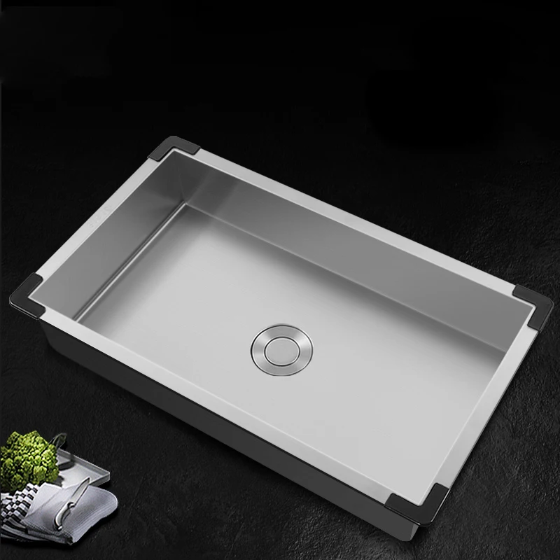 304 Stainless Steel Kitchen Sink Drain Basket Household Multifunctional Single And Double Sink With Drain Basket 4