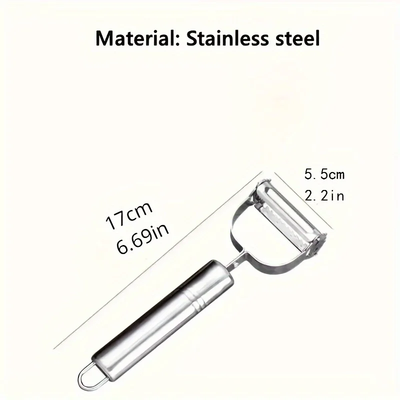 Vegetable Peeler Stainless Steel Potato Cucumber Carrot Grater Julienne