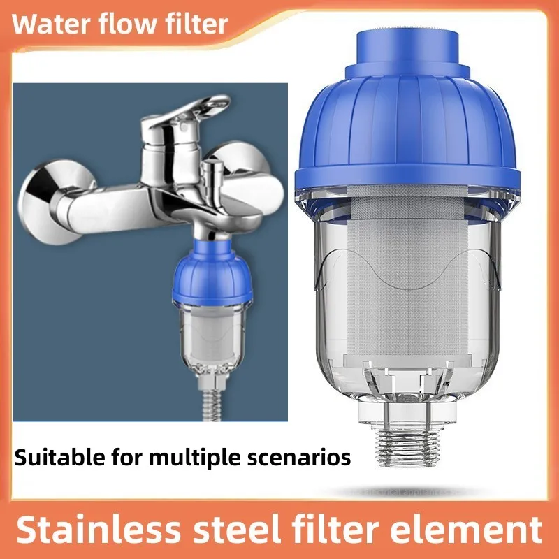 Filtro de Fluxo de Água Elemento de Filtro de Purificação de 40 Mícrons Filtro de Água Pequeno Multiuso Interface Universal de Tubo de Água de 20 mm Adequado para Todos os Tipos de Equipamentos de Tratamento de Água