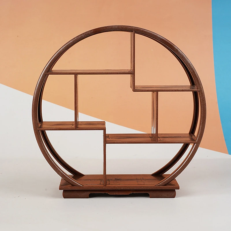 Dollhouse Miniature Display Shelf Stand - DIY Decorative Accessories