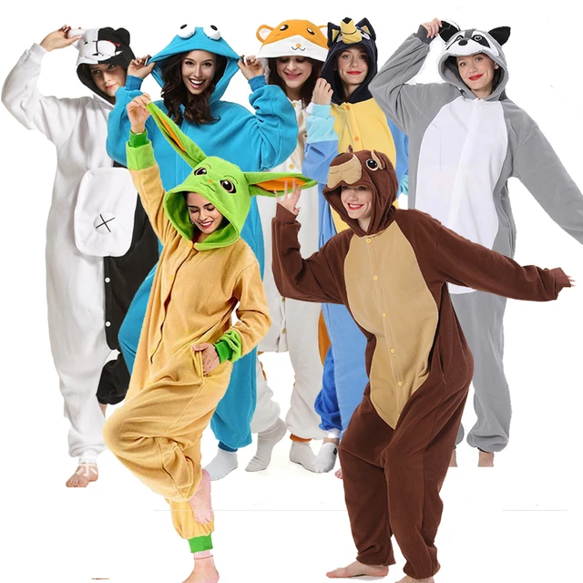 Odio tira pedir Kigurumi-Pijama de cuerpo entero para hombre y mujer, ropa de dormir de una  pieza, de Anime, para Halloween y adultos - AliExpress