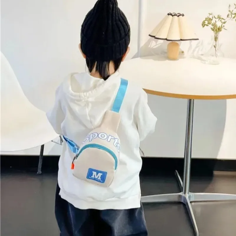 Mini Cute Letter Printed Boys Girls Shoulder Bag Fashion Kids Backpack Kindergarten Preschool Students Travel Messenger Bags