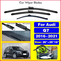 Premium Front & Rear Wiper Blades Set - Optimal Windshield Clarity for All - Weather Performance - Sizes 26+20+16 (Front Rear 3pcs)