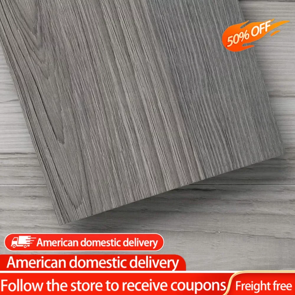

Vinyl Flooring Tiles Peel and Stick Floor Tile for DIY Installation | 36 Wood-Look Planks | Reclaimed | BaseCore 54 Sq. Feet