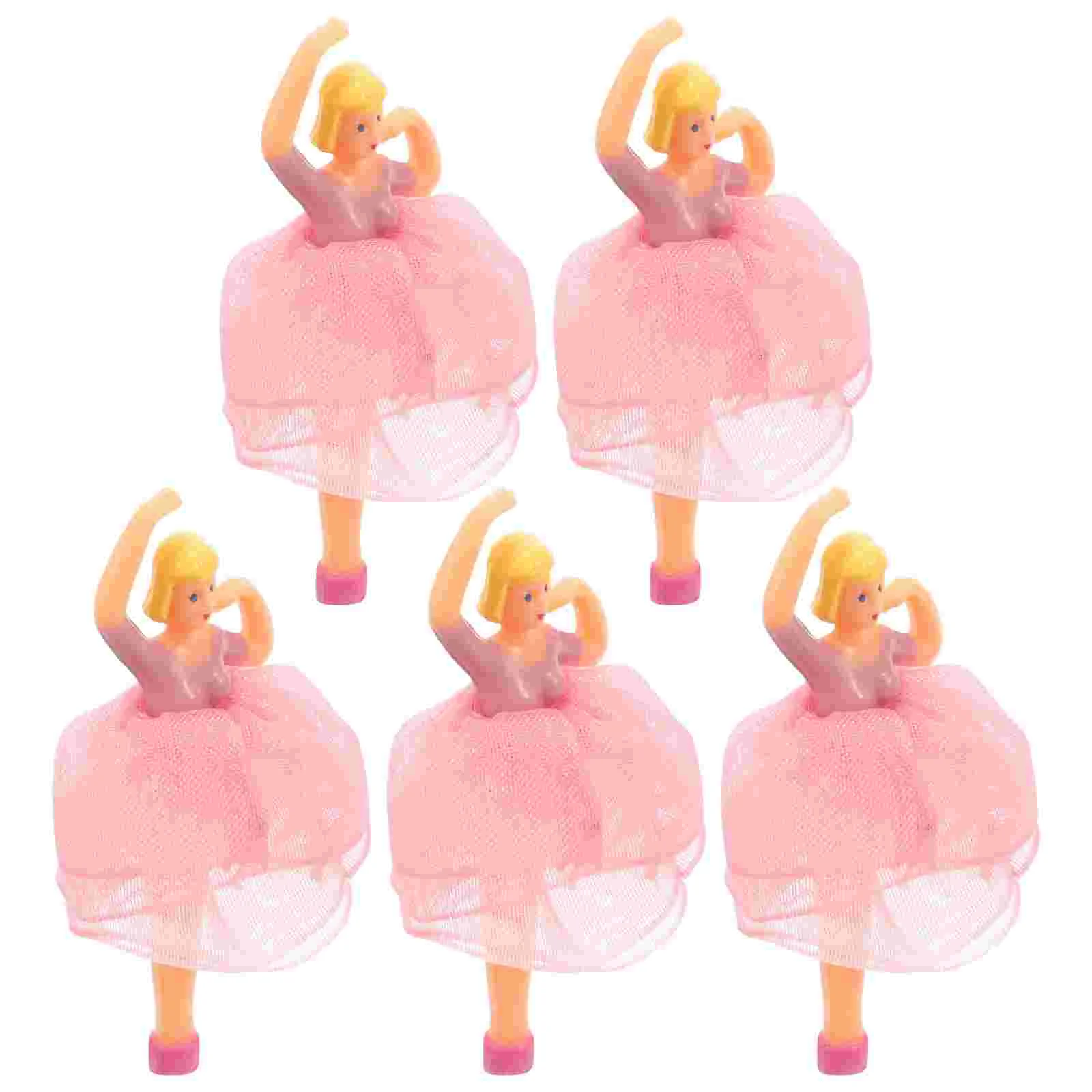 5pcs Music Box Ballet Decor Ballet Dancer Decoration Figurine Ornament
