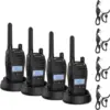 BAOFENG BF-88ST Pro Walkie Talkie, Upgraded Long Range Rechargeable License-Free PMR446 Two Way Radios with LCD Display,4 Pack 1