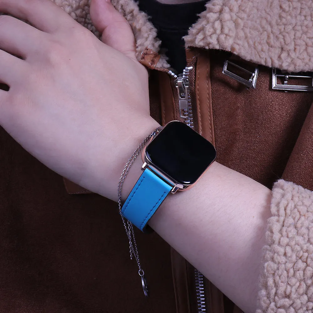 Premium Leather Watch Band - Elegant 20mm/22mm Strap Bracelet