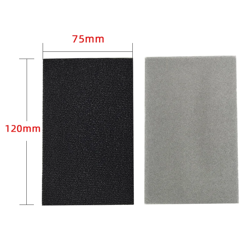 ATPRO 75/120mm 보호 패드, 일본 KOVAX 소프트 필름 연마 사포 사각형 소프트 패드에 적합한 짧은 후크