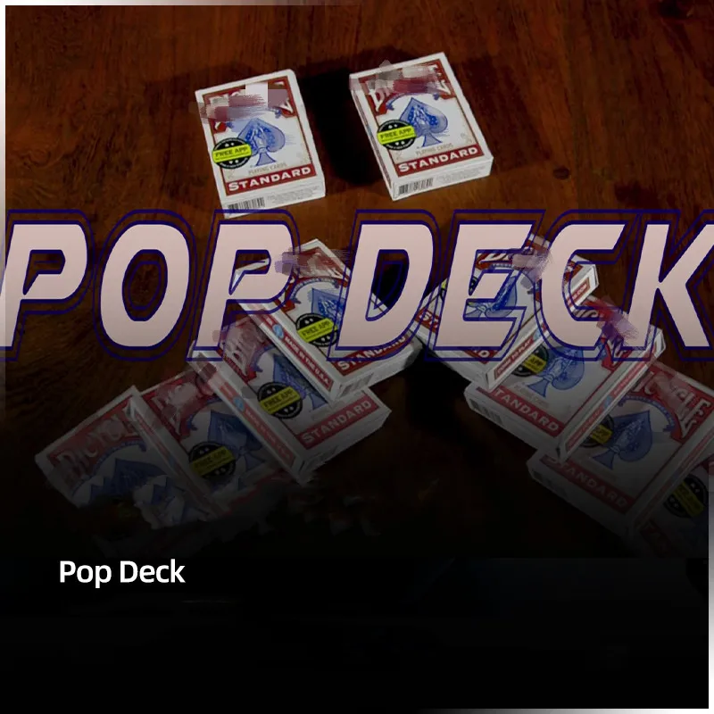 

POP DECK (Gimmicks) by Rubén Goñi Card Magic and Trick Decks Street Magic Props Close up Magic Walk Around evanescence