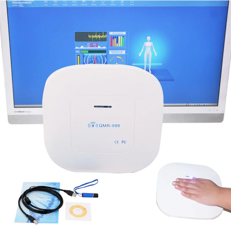 

Quantum Resonance Magnetic Analyzer Set Hand Touch Quantum Body Analyzer With 52 Reports For Sub-health Test 10Th New
