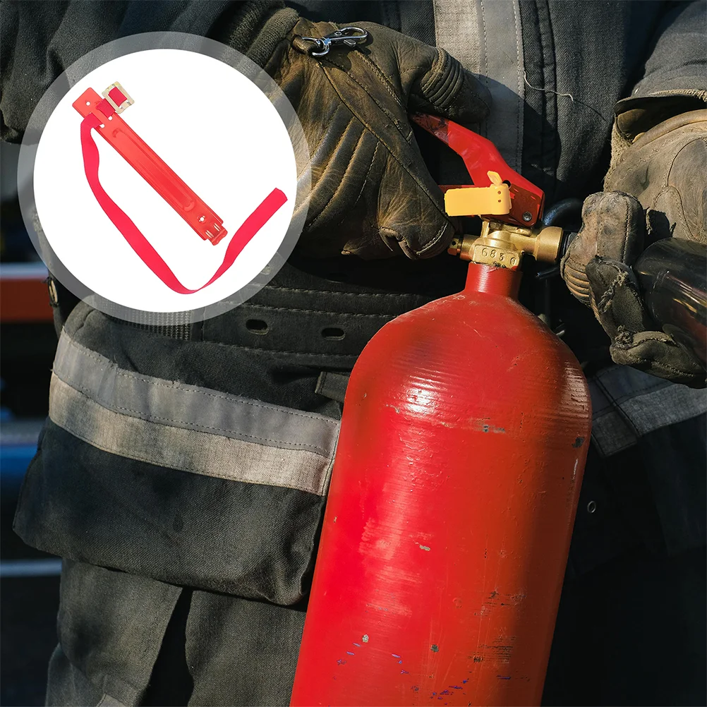2 Pcs Fire Extinguisher Hook Wall Hanger Rack for Lanyard Hooks Mounting Kit Iron Wall-mounted Bracket
