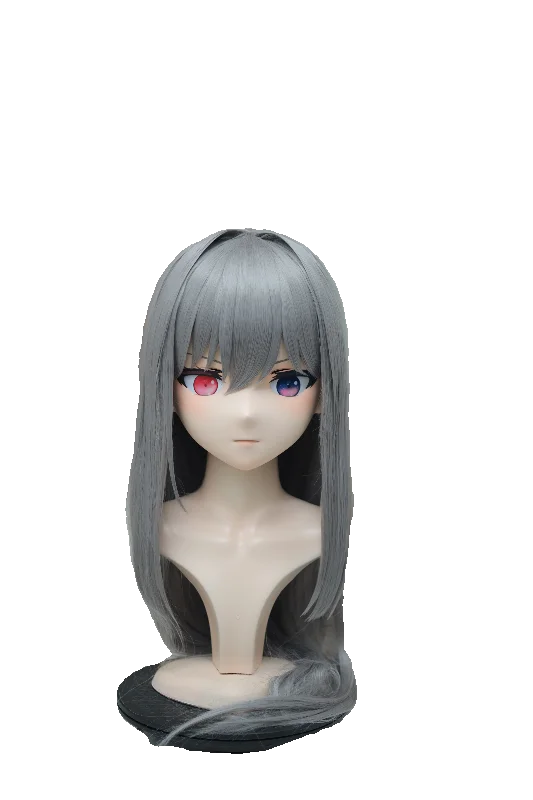 

(NFD-21-4) Customize Character Female/Girl Resin Kig Full Head With Lock Anime Cosplay Japanese Anime Kigurumi Mask