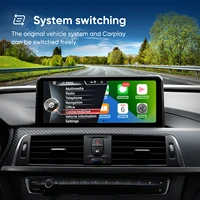 Ainavi Autoradio sans fil CarPlay Android Auto pour BMW Séries 1 2 3 4 F20 F21 F22 F30 F31 F33 F34 F36 NBT Lecteur Multimédia Automobile Intelligent 5