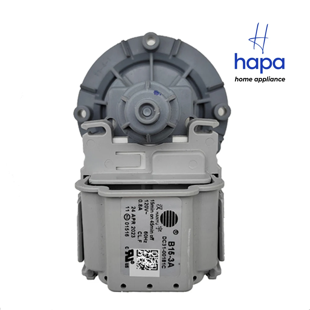 

B15-3A DC31-00181C 120V 60HZ Drain Water Pump Assembly For Samsung Washing Machine Drainage Motor Washer Parts