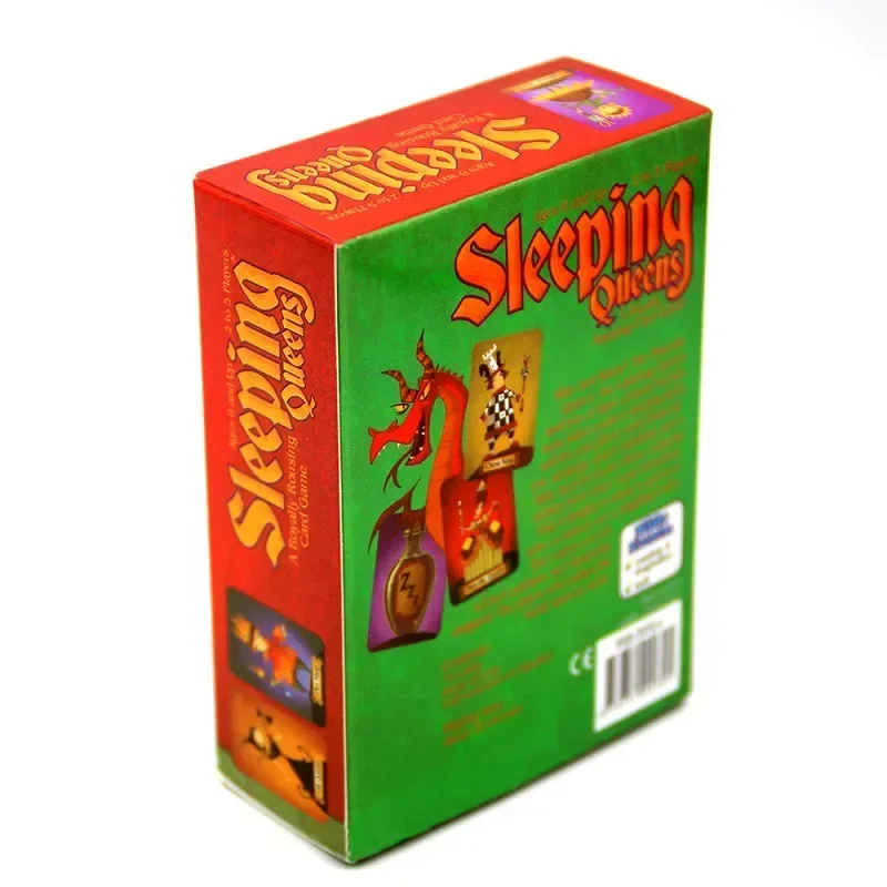 Card Full English Sleeping Queens Board Game 2-5 People Family Gift Wake Up Queen Strategy Game Fun Childrens Toys