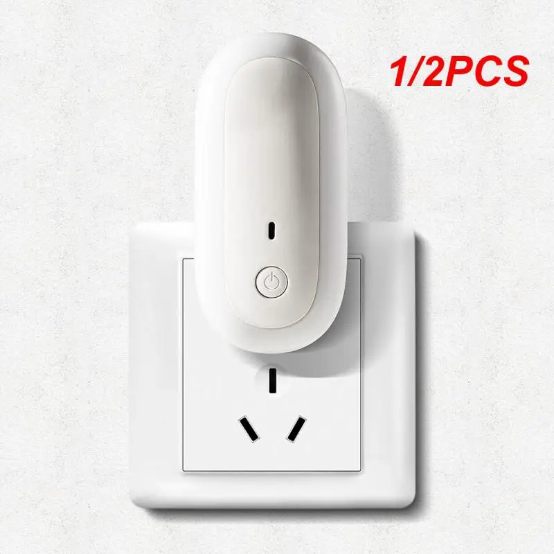 

1/2PCS Wall Lamp Portable Fast Charging Plug Durable Battery Remote Control Lighting Decoratio Bedside Lights Convenient Oval
