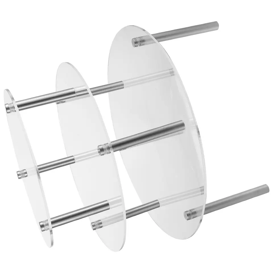 Giyiprpi - Stand in acrilico a 5 livelli per espositori, espositore trasparente per cupcake