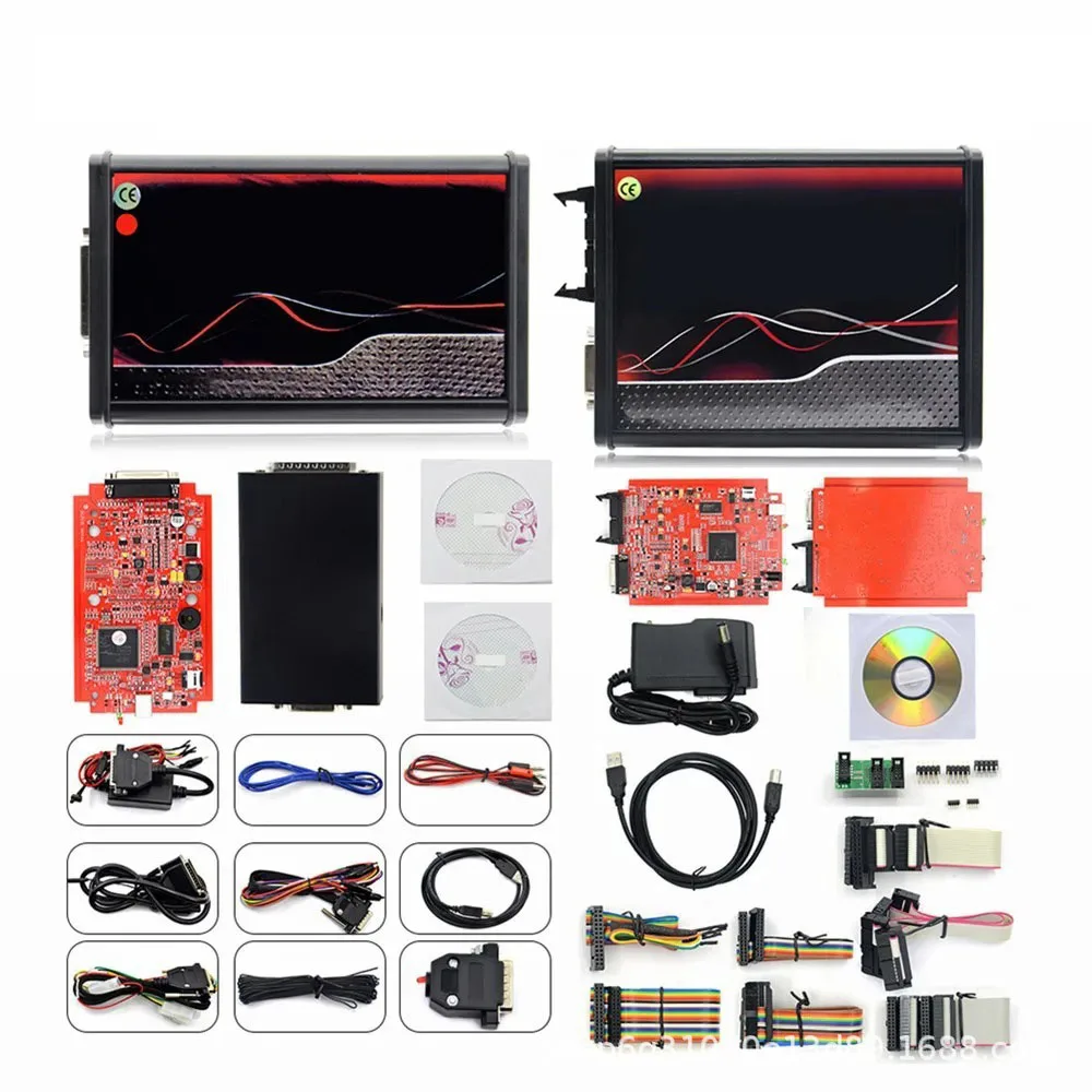 Online EU Red Kess V2 V5.017 Online 2.80 KTAG 7.020 2.25 OBD 2 Car Trucks ECU Chip Tuning Kit Unlimited Repair Kit with Toolbox