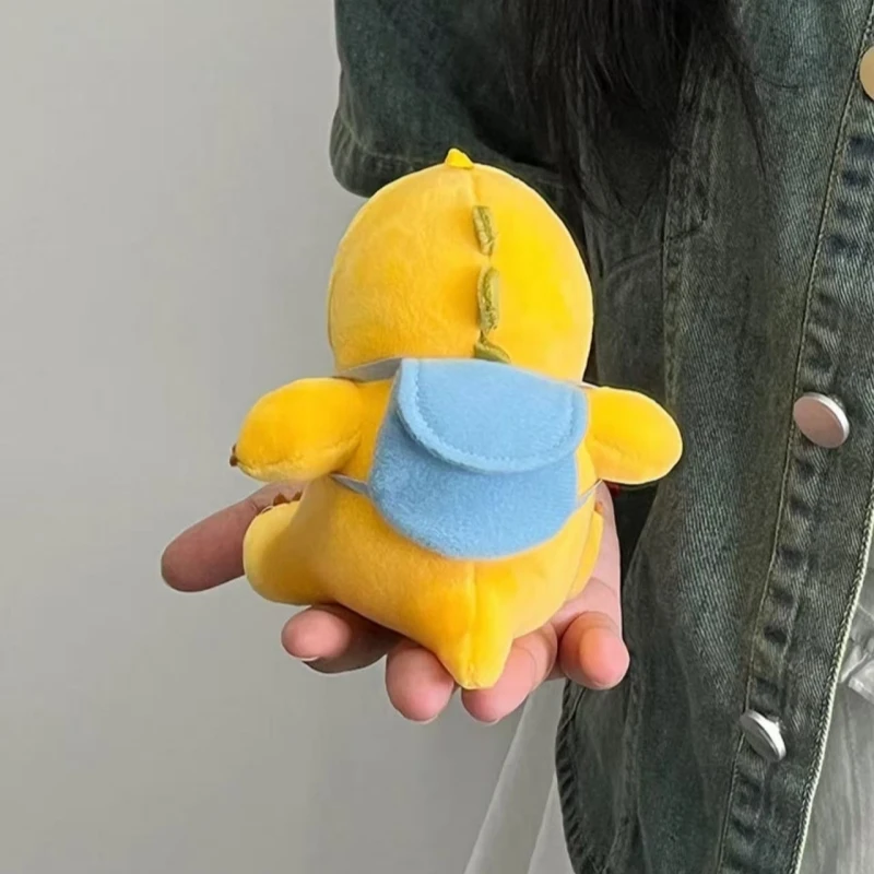 Cute Nailong Cartoon Milk Dragon Plush Pendant Toy Stuffed Animal Dinosaur Keychain Bag Accessory Anime Decor Kids Gift