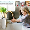 Soap Dispenser Automatic - Touchless USB Rechargeable Electric Liquid Soap Dispenser Waterproof Adjustable Volume 450Ml 3