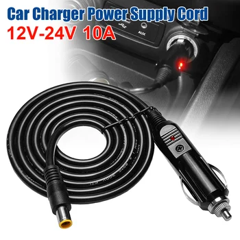 Caricabatteria per auto Cavo di alimentazione universale 12V-24V Cavo automatico per auto DVR Altoparlanti Bluetooth Fotocamera GPS Laptop DC7909