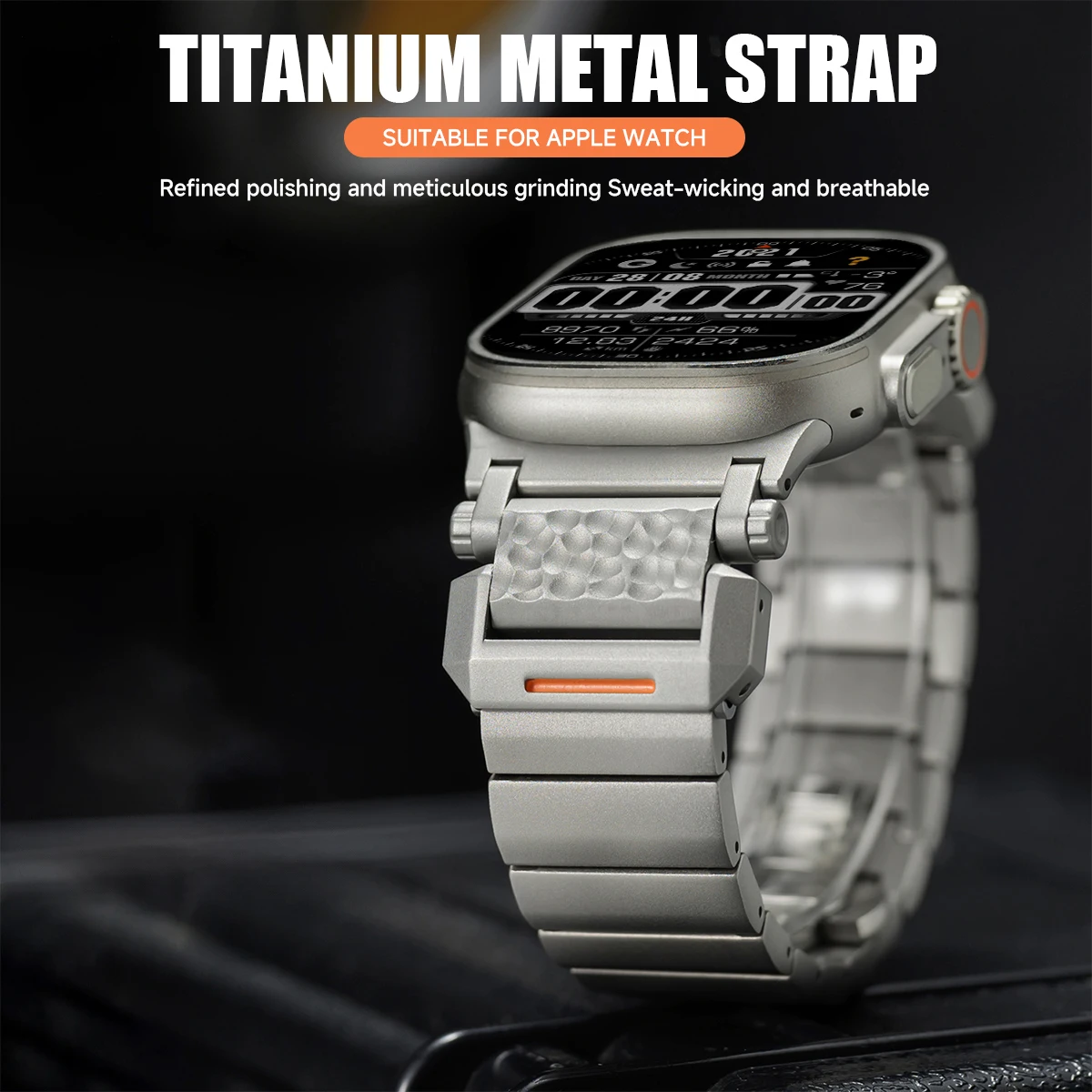 Luxury Titanium Band for Men - Premium Bracelet Strap