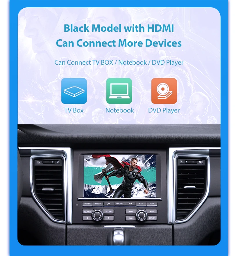 Wireless CarPlay For Volkswagen Touareg Low configuration 2011-2018 Years Android Auto Mirror Link AirPlay Function
