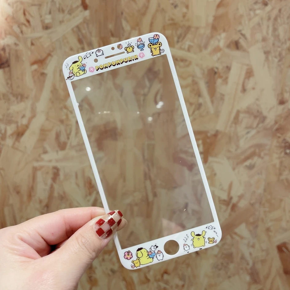 Cute My Melody Tempered Glass Screen Protector For IPhone 6/7/8 Plus | 9H Hardness Anti-Scratch Comic Design