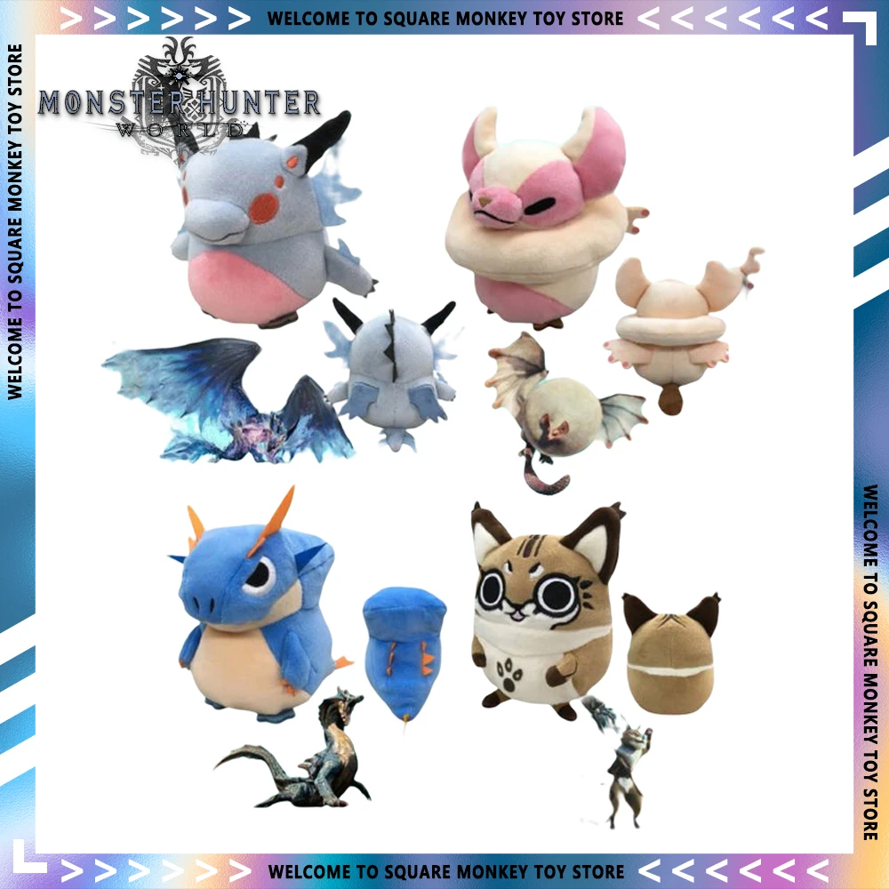 Monster Hunter World Monsters | Monster Hunter World Plushie - 14/20cm Game  Monster - Aliexpress