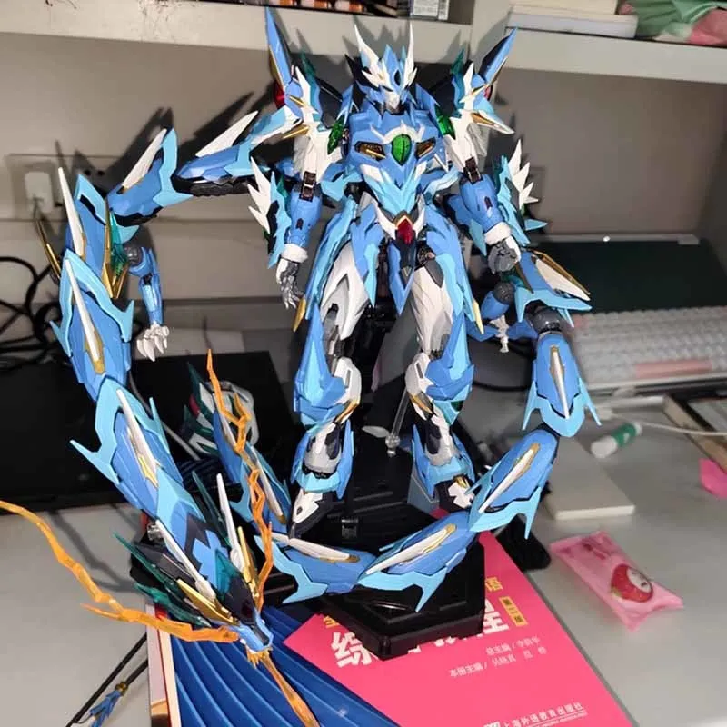 Motor Nuclear Assemble Ao Bing Guo Chuang Mecha Alloy Skeleton Movable Model With Dragon Action Figures Collection Toys Gift