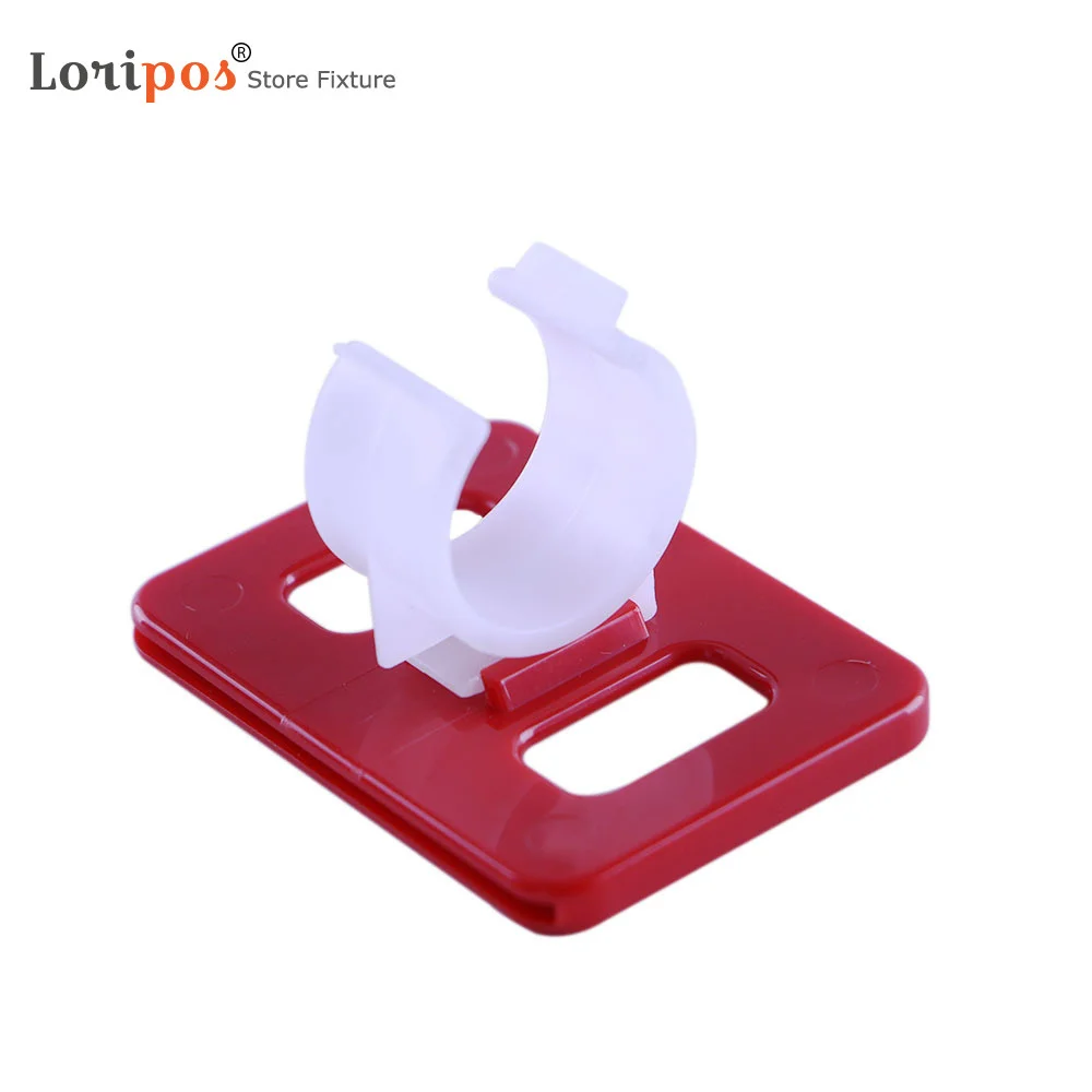 A8 52mm&times;74mm Warehouse Price Tag Info Sign Holder Plastic Label Frame Attached To Tube Loripos