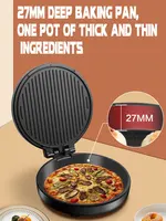 Electric Cake File Household Double-Sided Heating Pancake Pan Automatic Power-Off Deepening Pancake Machine Breakfast Sandwich 1