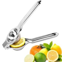 Stainless Steel Manual Citrus Juicer - Efficient Lemon and Orange Press (1pc)