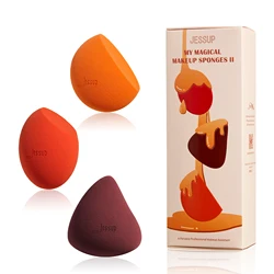 Jessup 3 - Piece Versatile Beauty Sponge Set for Flawless Makeup Application (SP013)