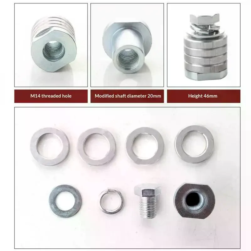 Accessori per Smerigliatrice Angolare M10 M14, Adattatore per Lucidatrice e Scanalatrice in Metallo - immagine 5